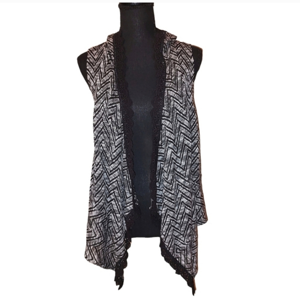 Anthropologie vest with hood